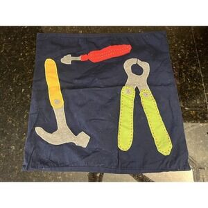 Pottery Barn Kids Trevor Tool Decorative Pillow Sham